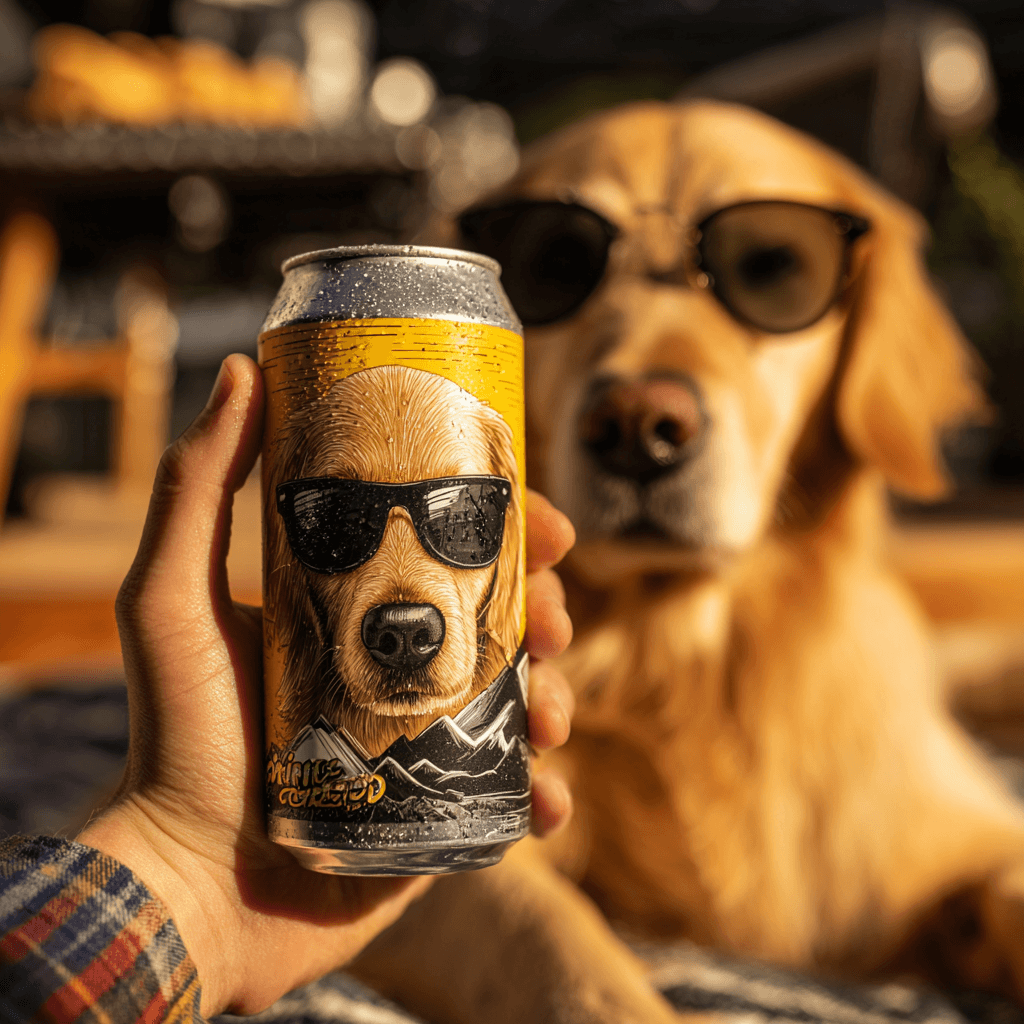 Custom label design: Good Boy Ale — Custom Pet Label