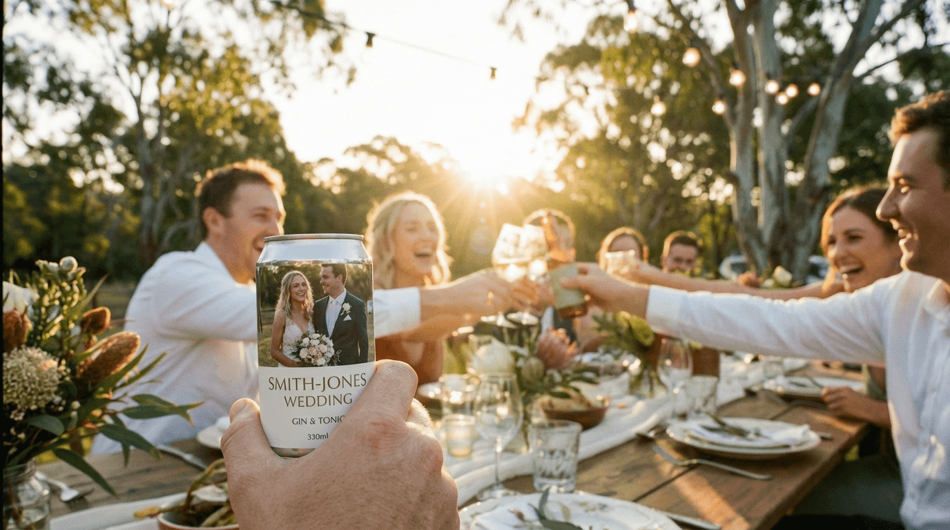 SipStory custom beverage labels